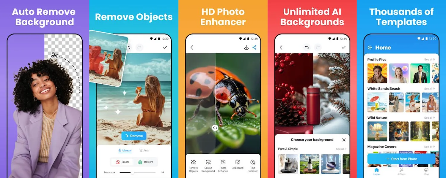 AI Photo Editor - BgMaster screenshots
