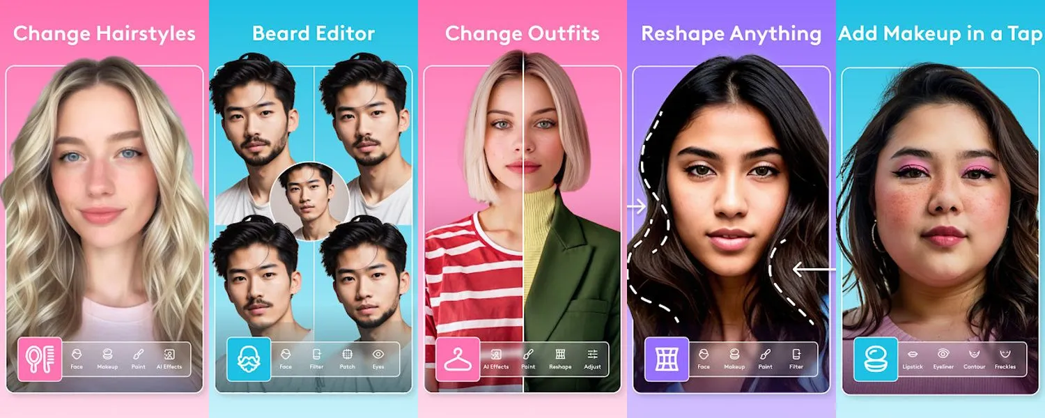 Facetune: Hair, Photo Editor screenshots