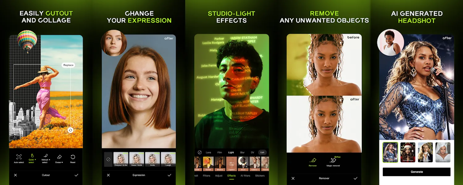 Hypic - Photo Editor & AI Art screenshots