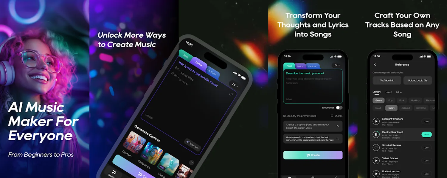 Mureka - AI Song&Music Maker screenshots
